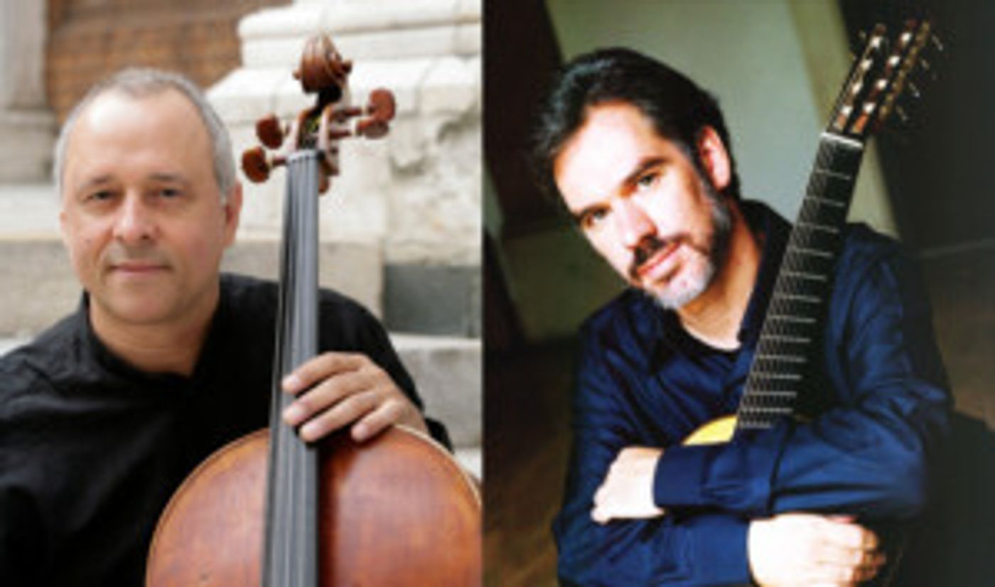 CMSDetroit Presents Frist US Appearances Of Cello-Guitar Duo Antonio Meneses & Paul Galbraith Oct. 26-28  Image