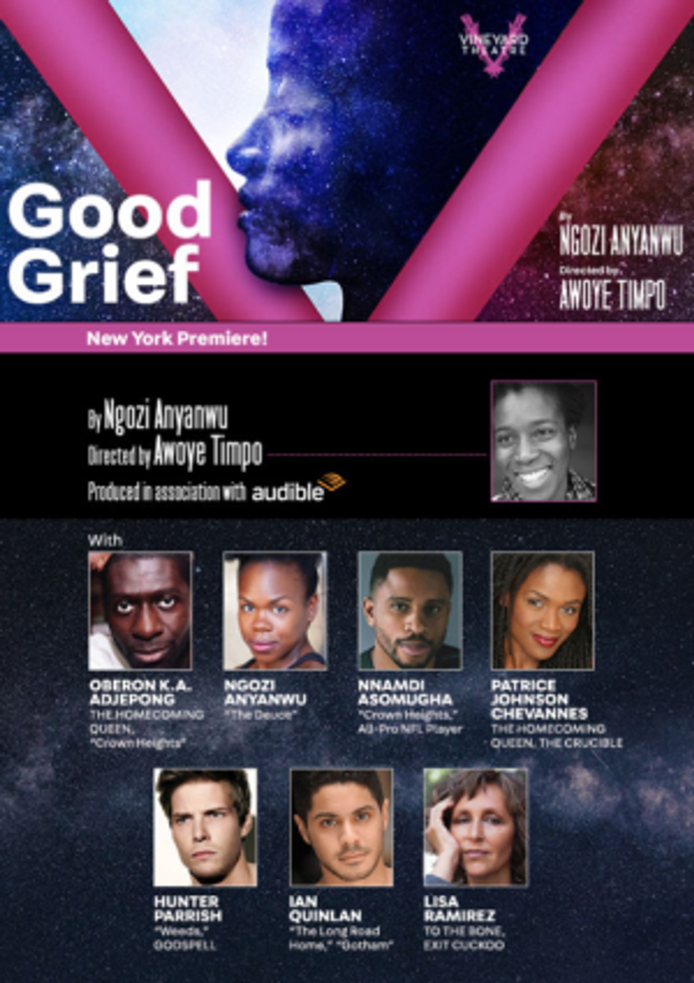 GOOD GRIEF Begins Previews Tomorrow At Vineyard Theatre  Image
