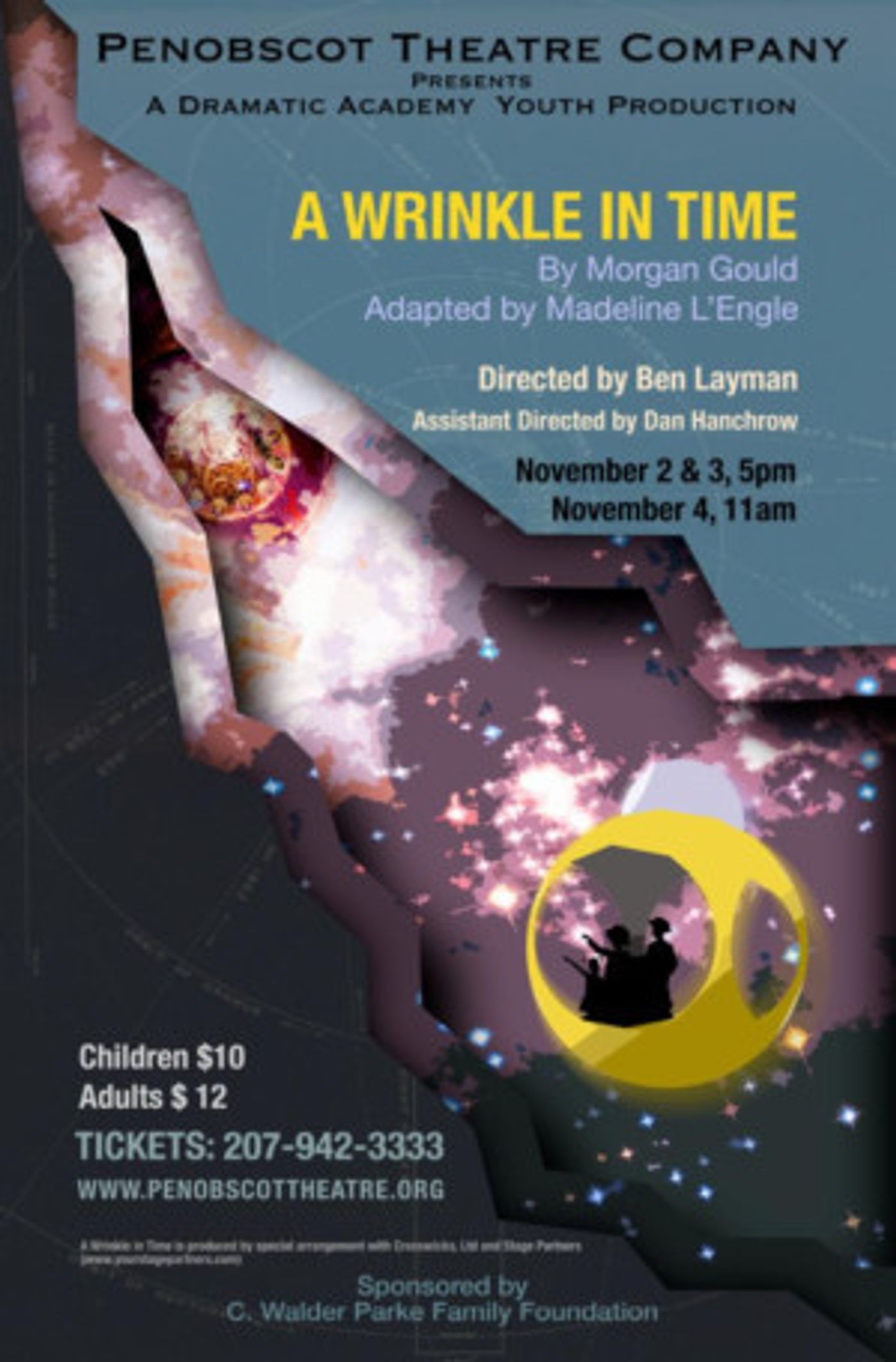 Penobscot Theatre Company Presents A WRINKLE IN TIME  Image