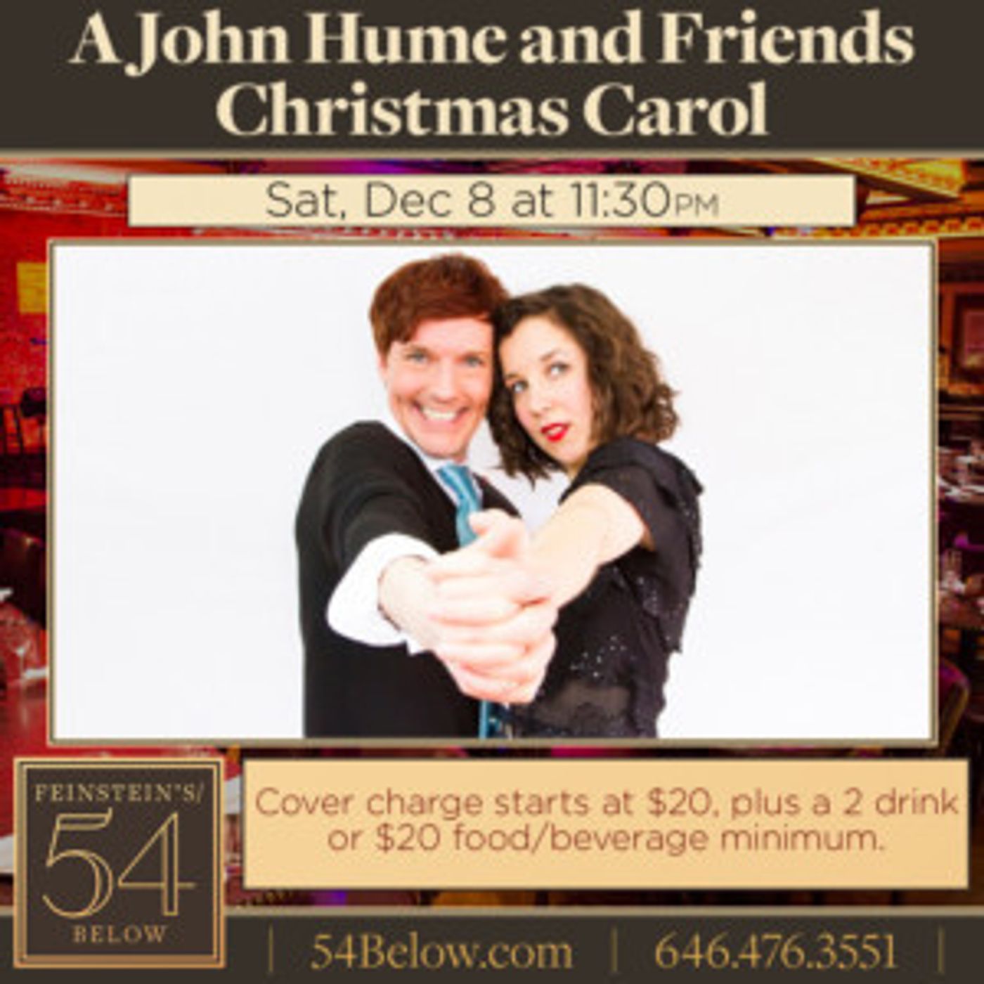 John C. Hume & Mila Henry Return To Feinstein's/54 Below  Image