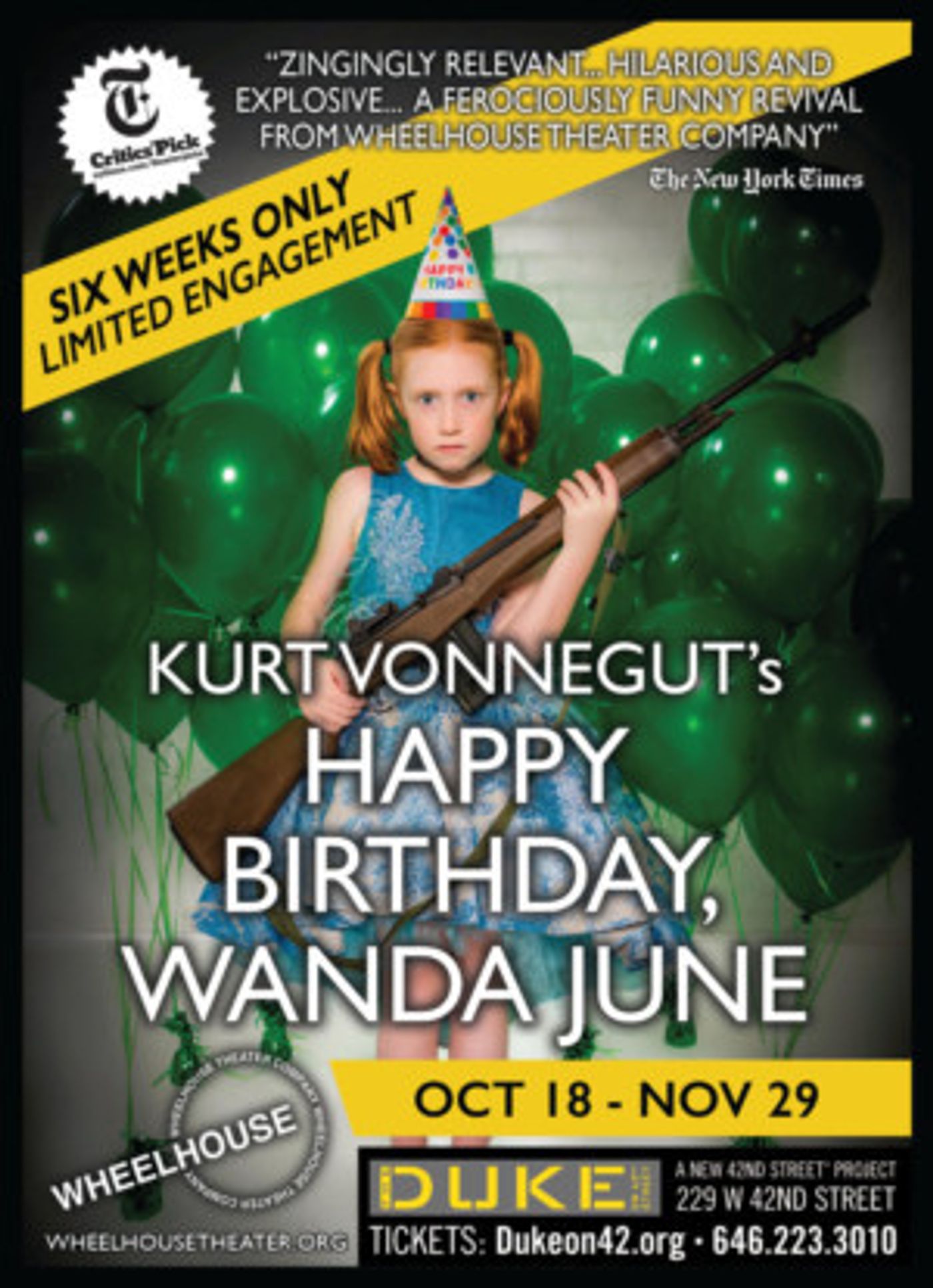 Wheelhouse Theater Company's Presents Limited Engagement Of HAPPY BIRTHDAY, WANDA JUNE  Image