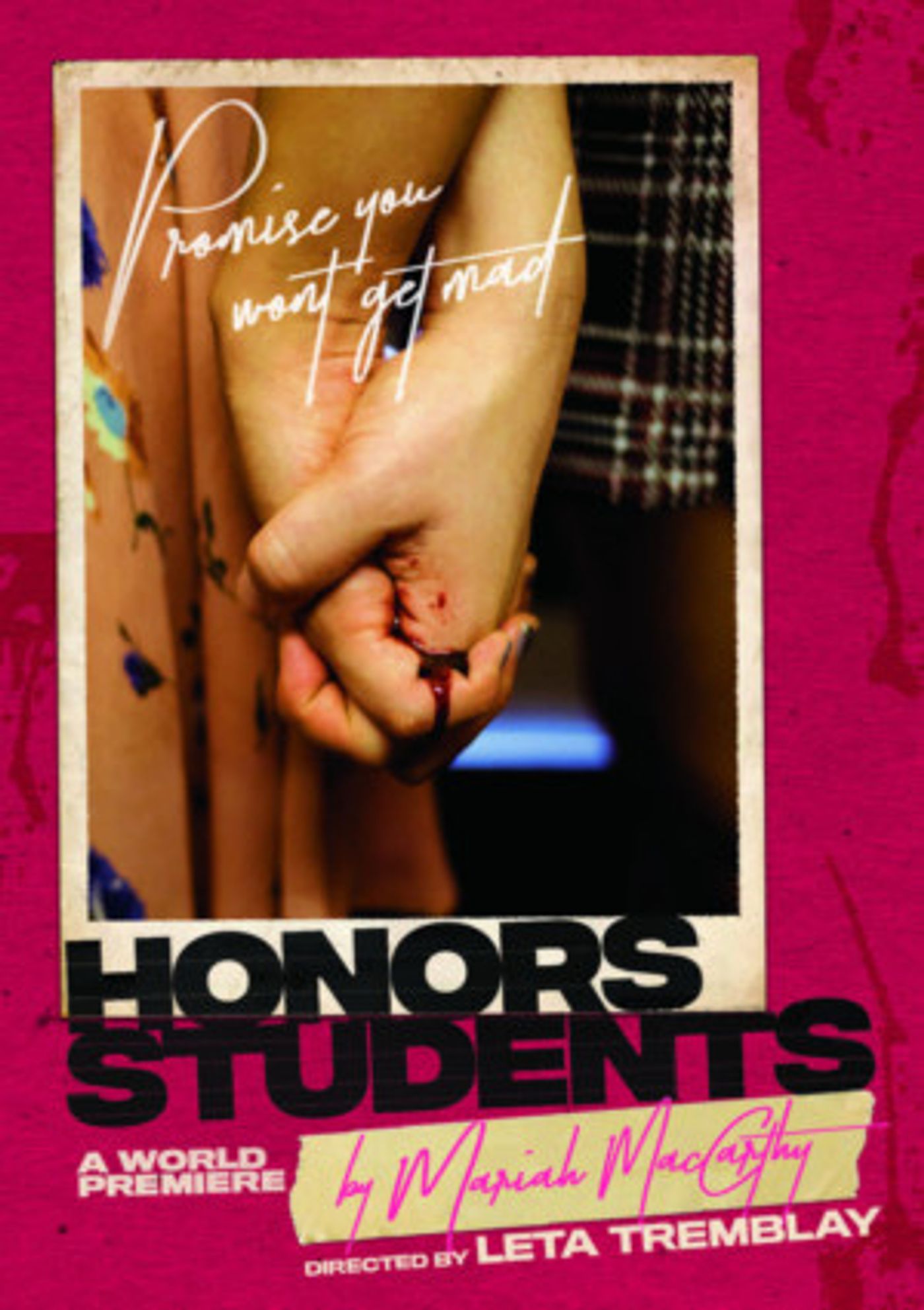 Mariah MacCarthy's HONORS STUDENTS Opens Next Week At The Wild Project  Image