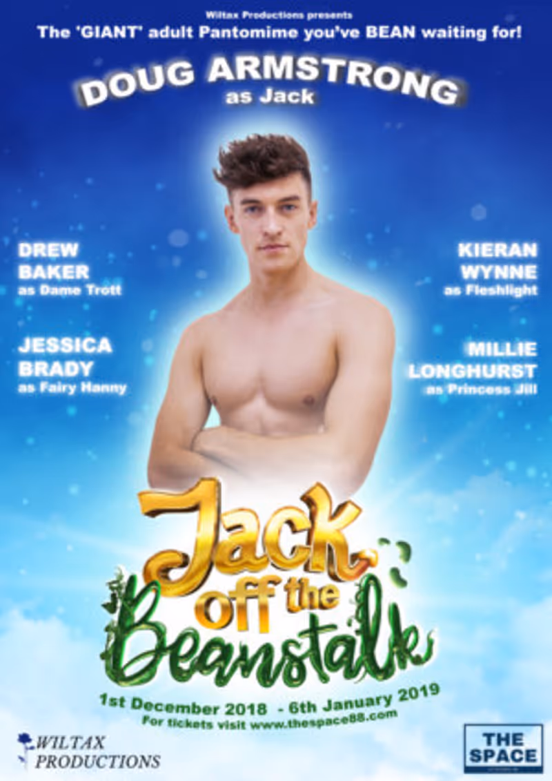 The West End's Newest Cabaret Venue, The Space, Launches With The World Premiere Of Adult Panto JACK OFF THE BEANSTALK Image