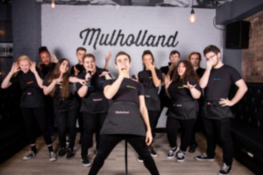 Liverpool Performing Arts Students Hired For UK's First Ever SINGING WAITERS American Diner Image