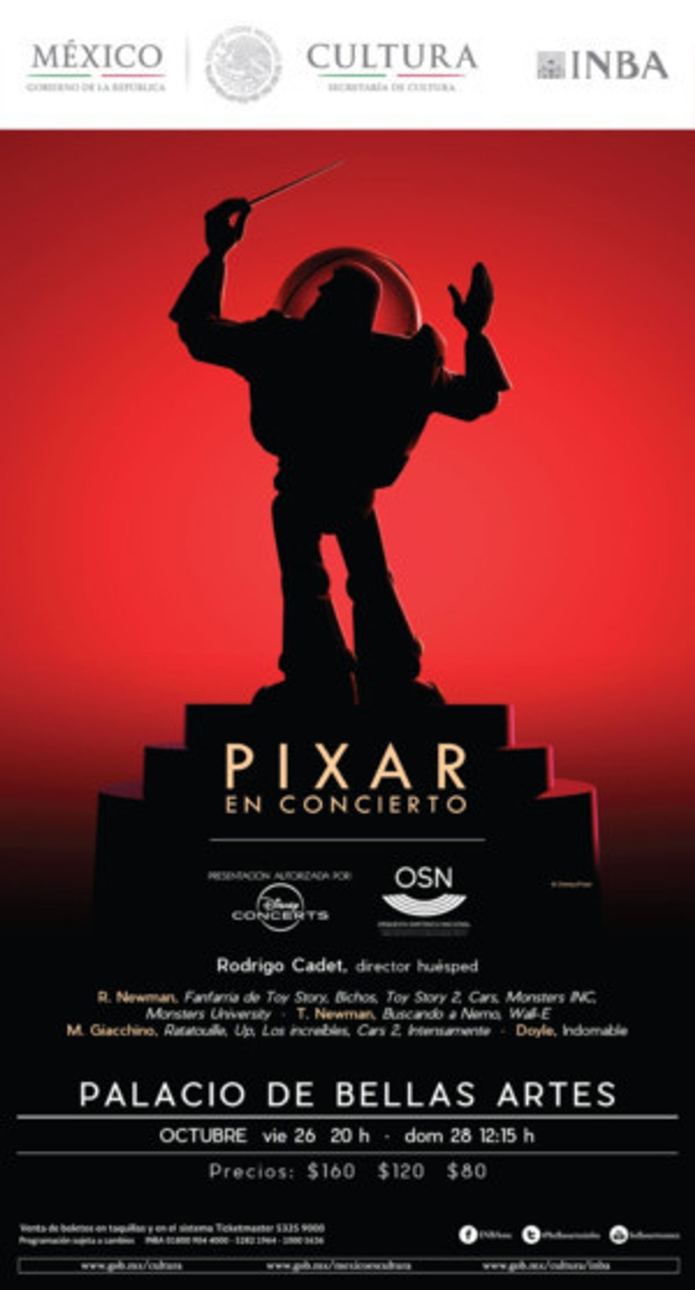 La Orquesta Sinfónica Nacional Agotó Localidades Para Las Dos Funciones De Pixar En Concierto  Image