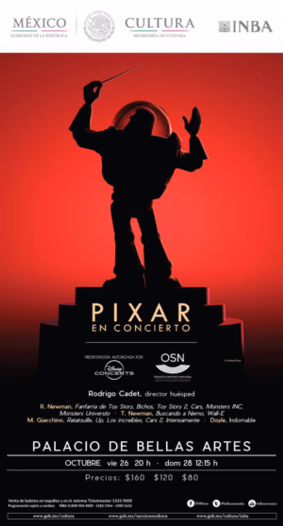 La Orquesta Sinfónica Nacional Agotó Localidades Para Las Dos Funciones De Pixar En Concierto Image