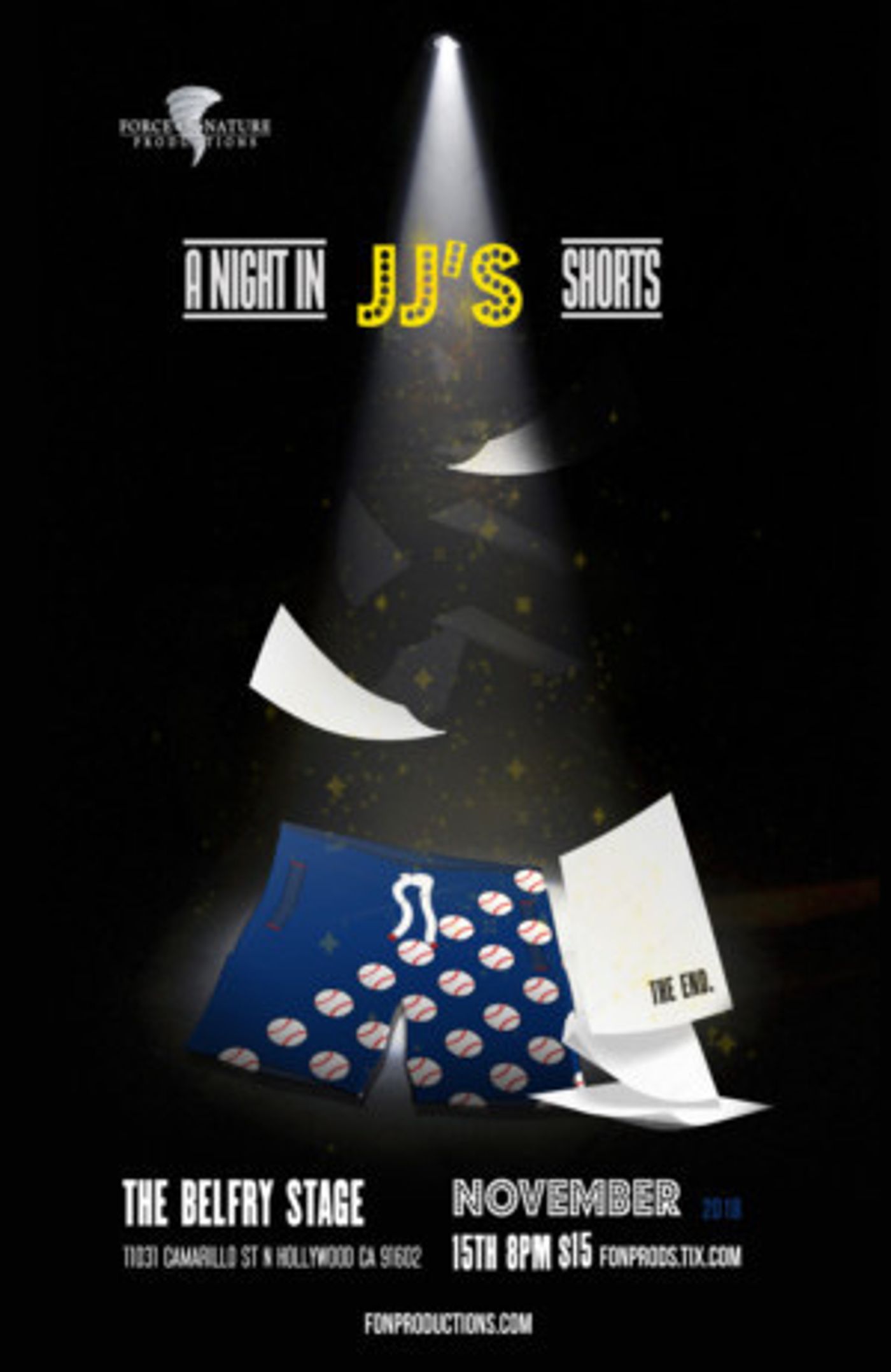 Acclaimed L.A. Playwrights Get Nights IN THEIR SHORTS. 11/1-15  Image