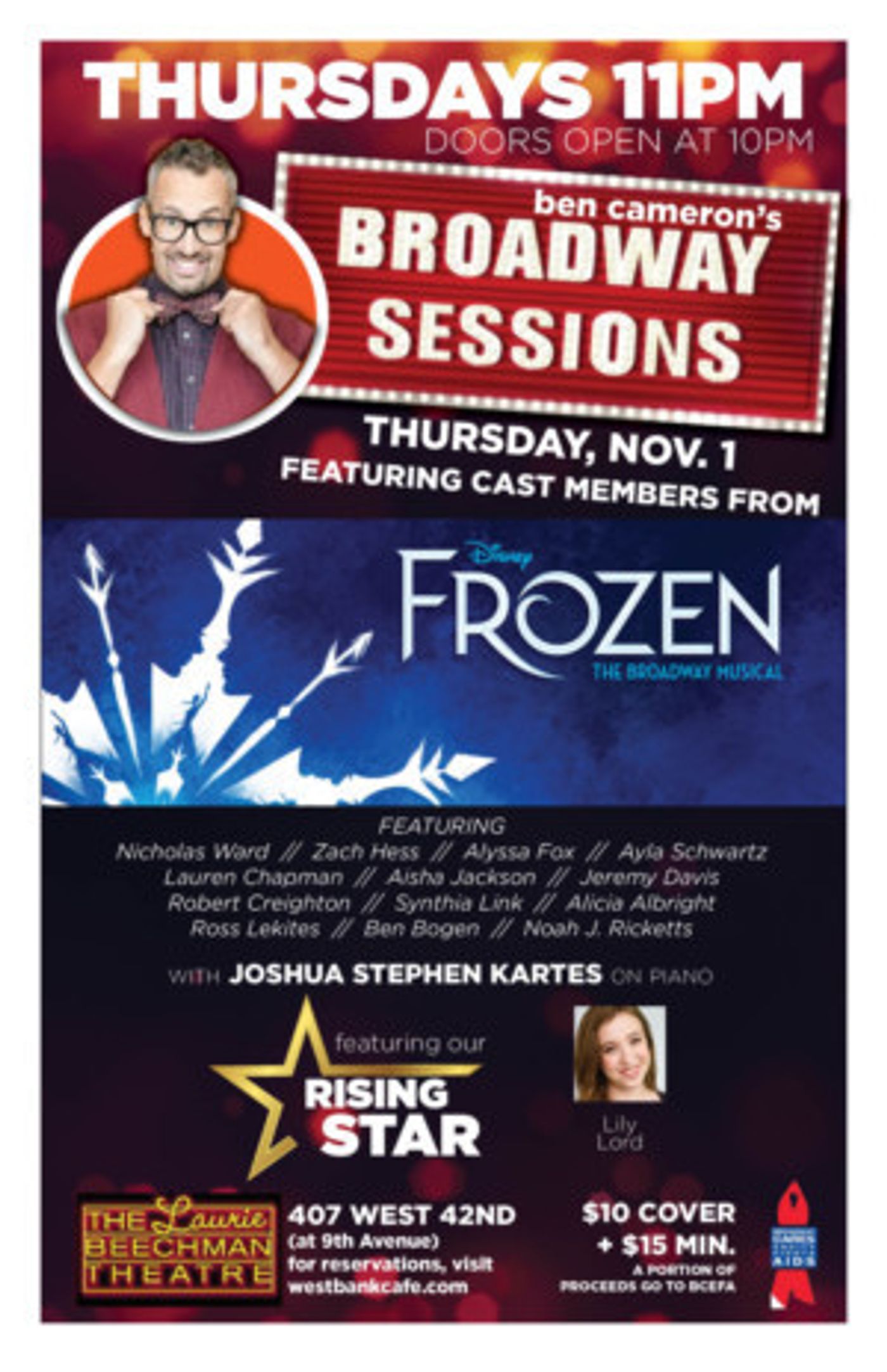 FROZEN Cast Comes To Broadway Sessions  Image