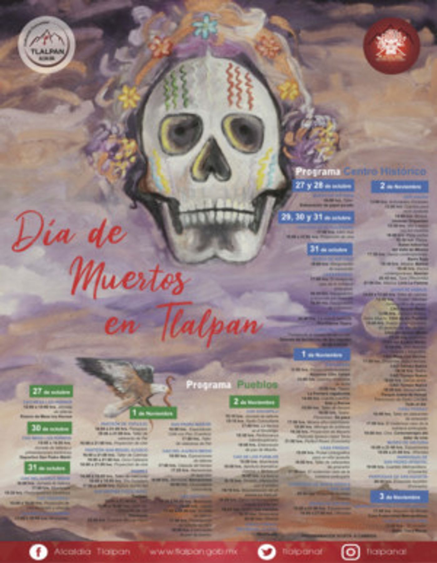 CULTURA TLALPAN. Gran Celebración Para Los Muertos En Tlalpan  Image