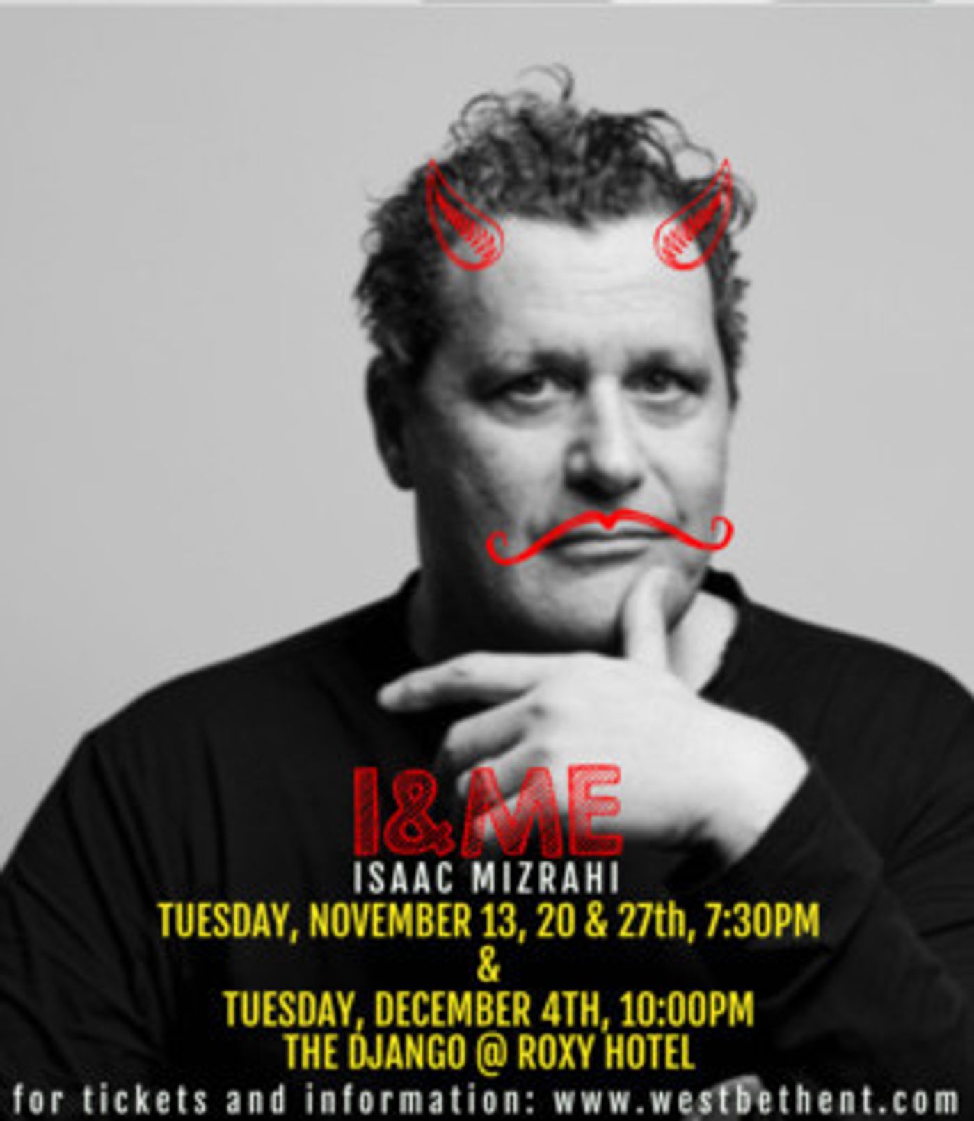 Isaac Mizrahi Debuts Newest Stage Work Nov. 13-Dec. 4 In NYC  Image