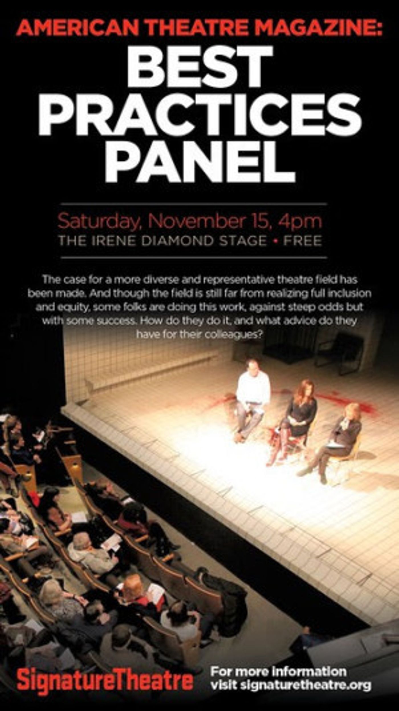 Signature Theatre & American Theatre Partner On New Series Of Free Panel Discussions  Image