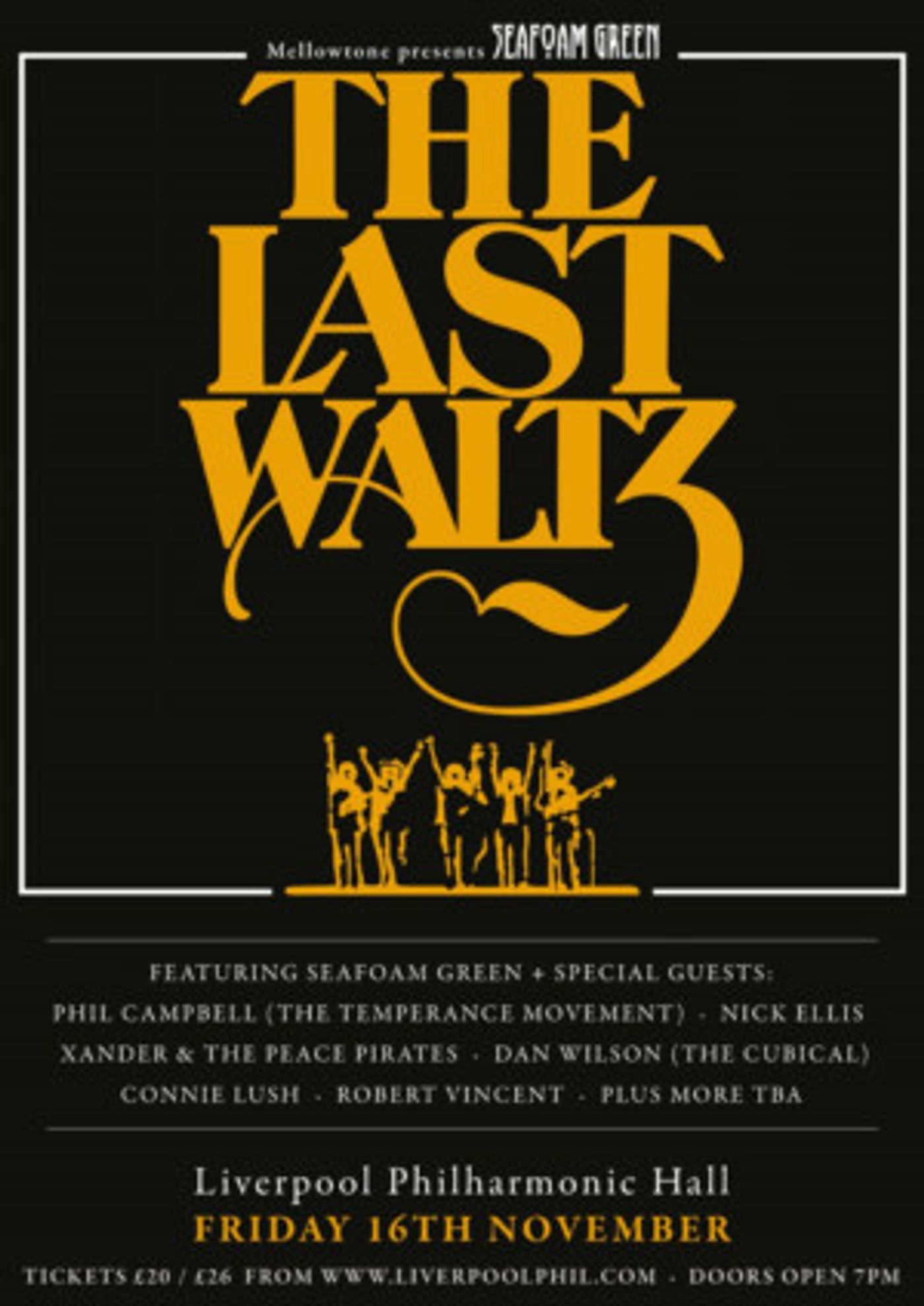 Special Guests Revealed For Seafoam Green's THE LAST WALTZ At Liverpool Philharmonic Hall  Image