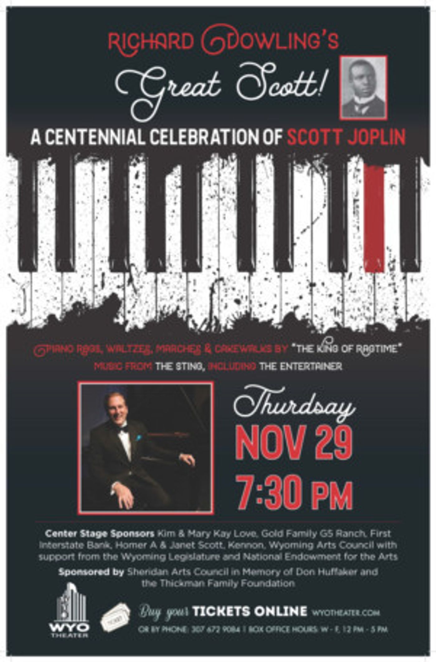 Richard Dowling Celebrates Scott Joplin at the WYO  Image