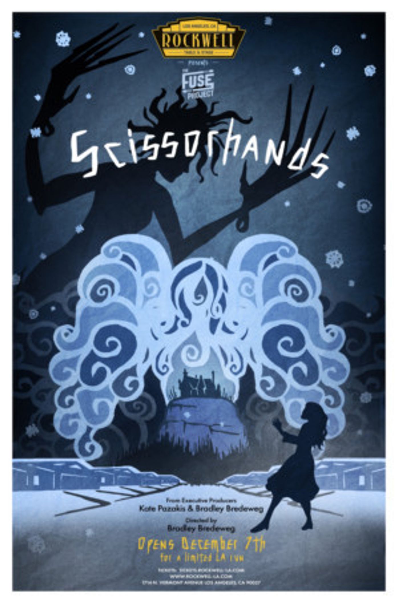 This Holiday Rockwell Table & Stage Brings To Life Fuse Project's Presentation Of EDWARD SCISSORHANDS  Image