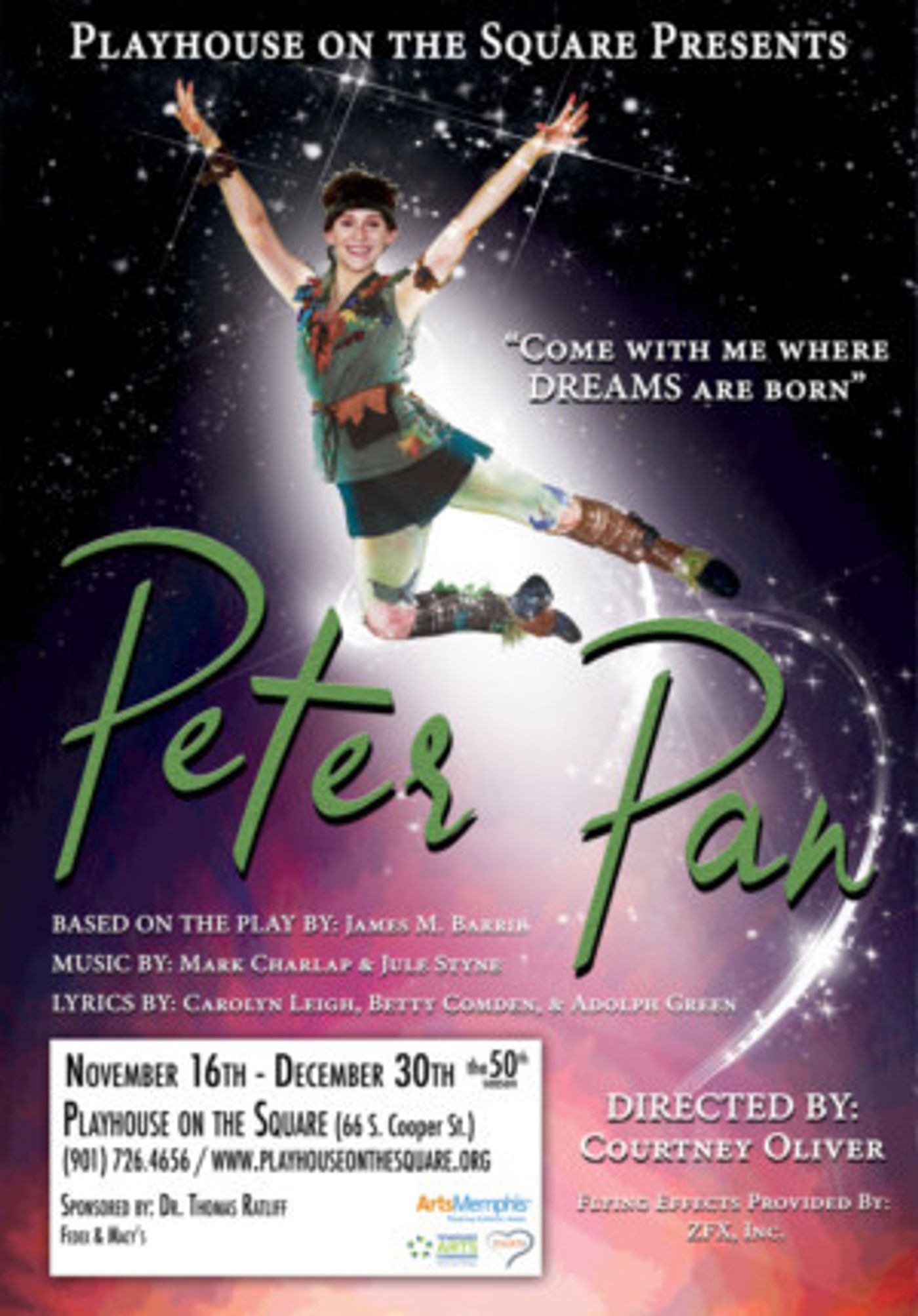 Playhouse on the Square Presents PETER PAN  Image