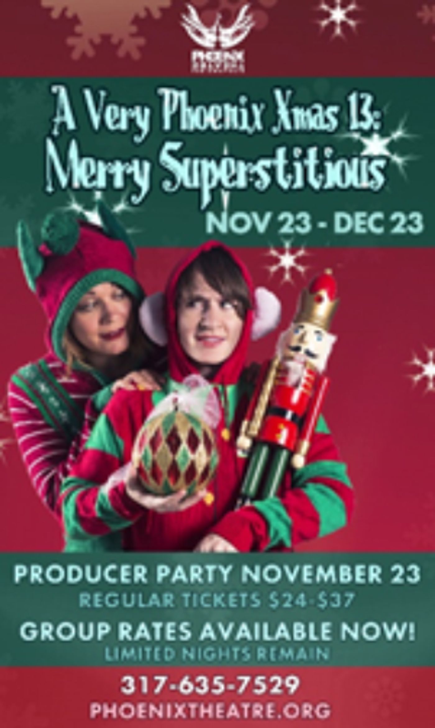 Phoenix Theatre Announces A VERY PHOENIX XMAS 13: MERRY SUPERSTITIOUS  Image