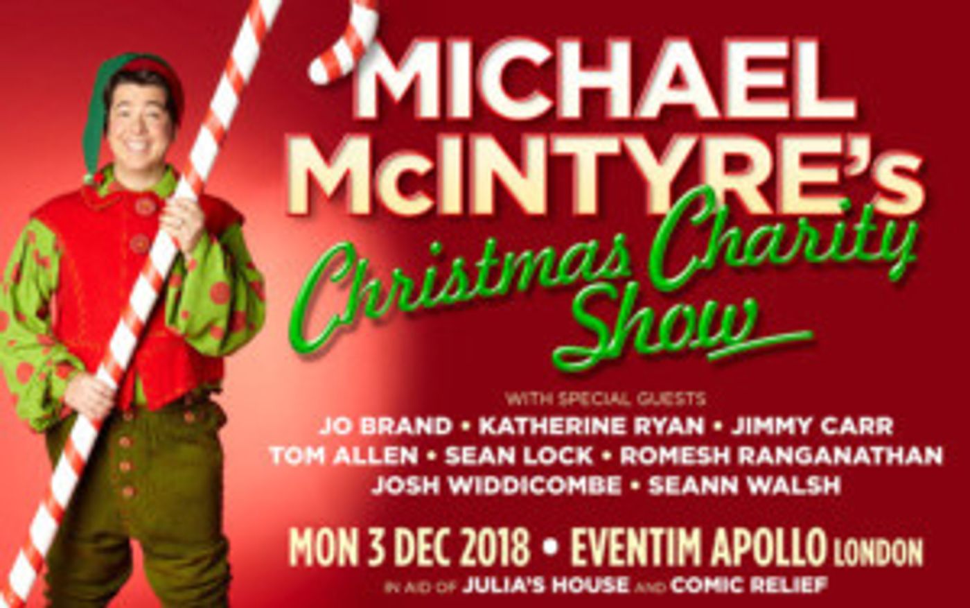 MICHAEL MCINTYRE'S CHRISTMAS CHARITY SHOW Returns To London's Eventim Apollo  Image