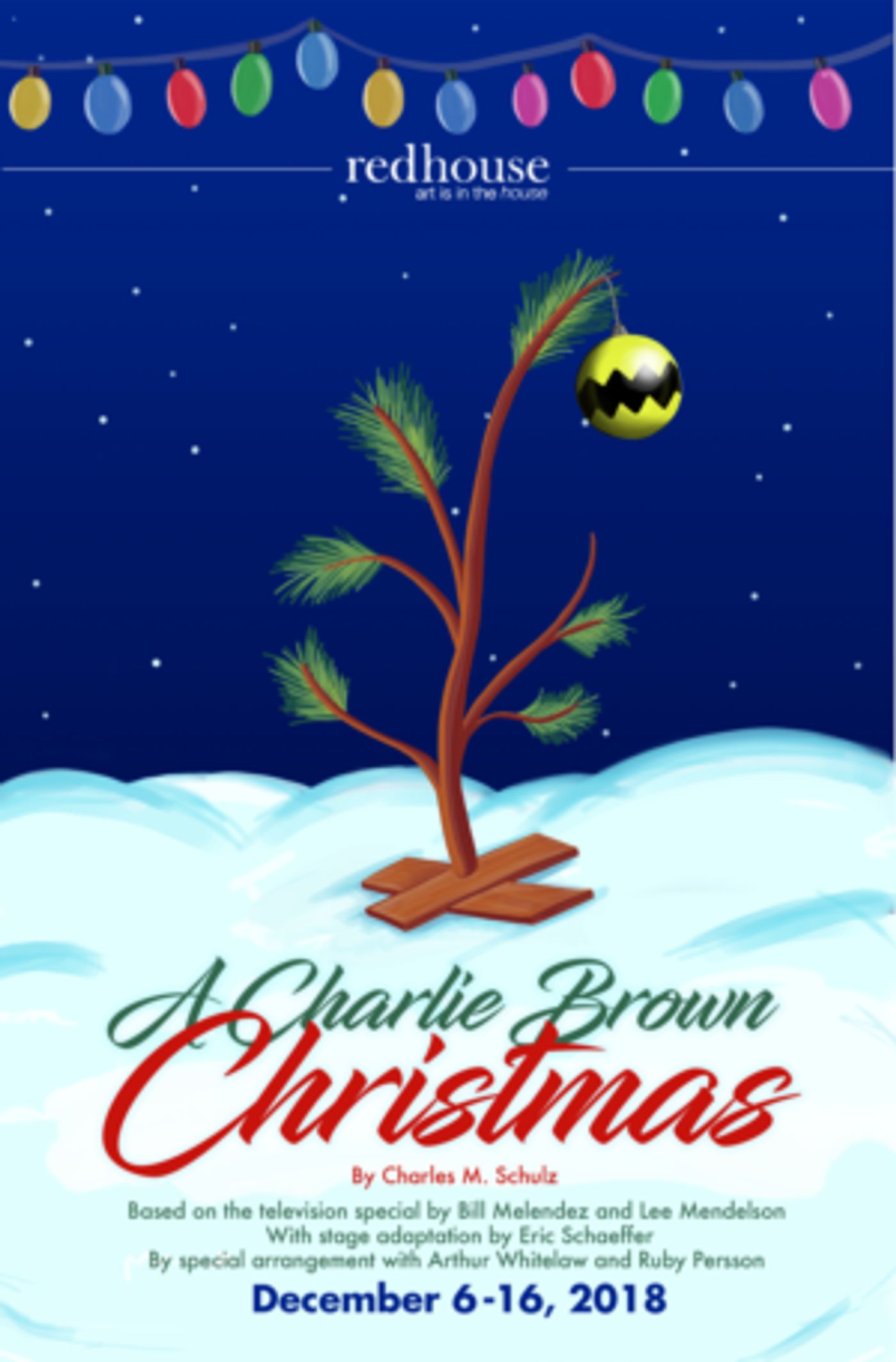A CHARLIE BROWN CHRISTMAS Comes to Redhouse This December  Image