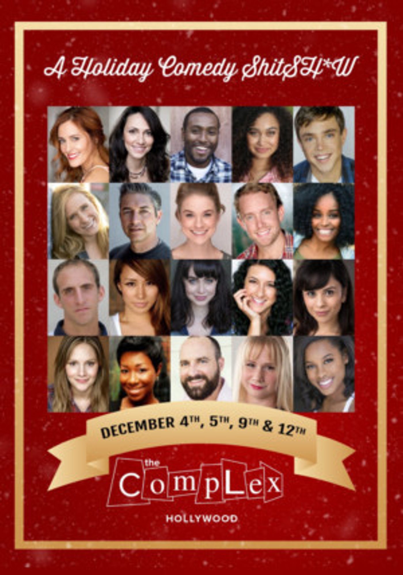 World Premiere of A HOLIDAY COMEDY SHITSH*W Opens Dec. 4 at The Complex Theatre  Image
