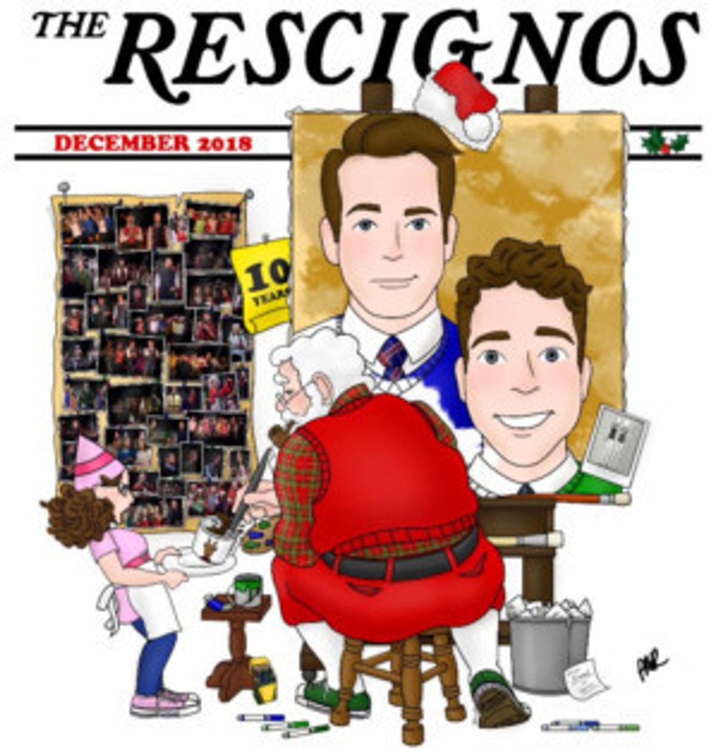 THE RESCIGNOS: MERRY CHRISTMAS TO PAUL, AND TO PAUL A GOOD NIGHT Comes to the Duplex  Image