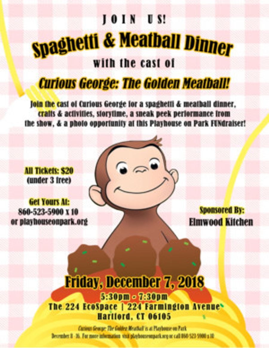 Spaghetti And Meatball Dinner Features The Cast Of Playhouse On Park's CURIOUS GEORGE Image
