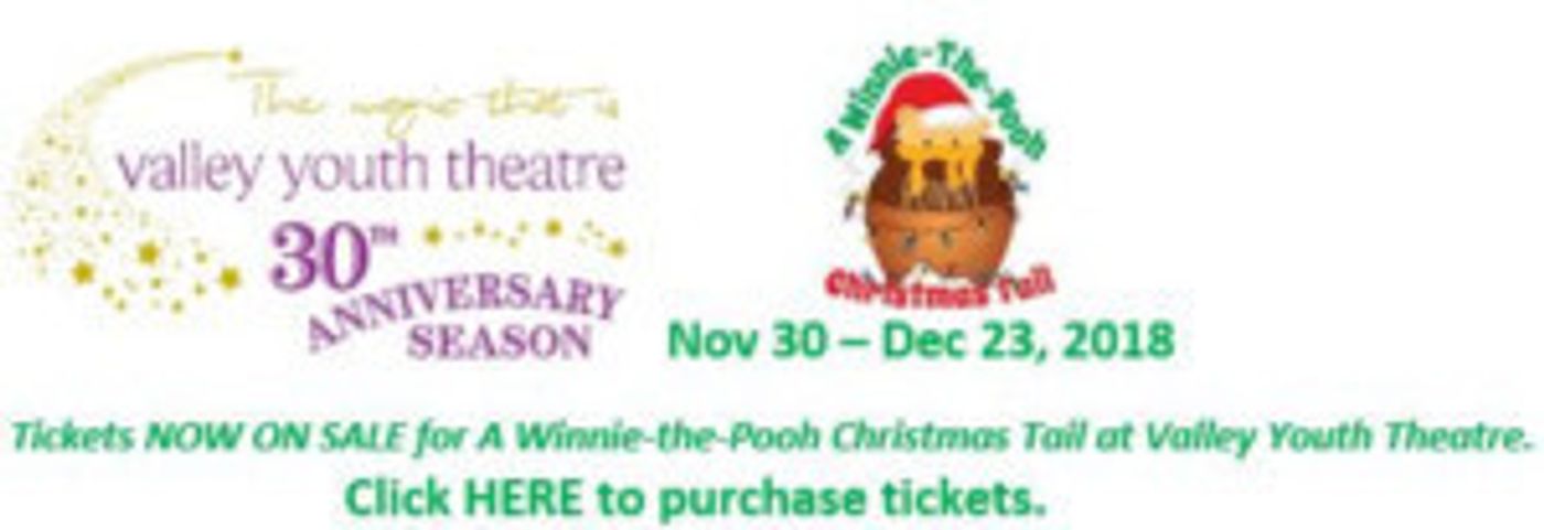 Valley Youth Theatre's 30th Anniversary Season Continues With A WINNIE-THE-POOH CHRISTMAS TAIL  Image