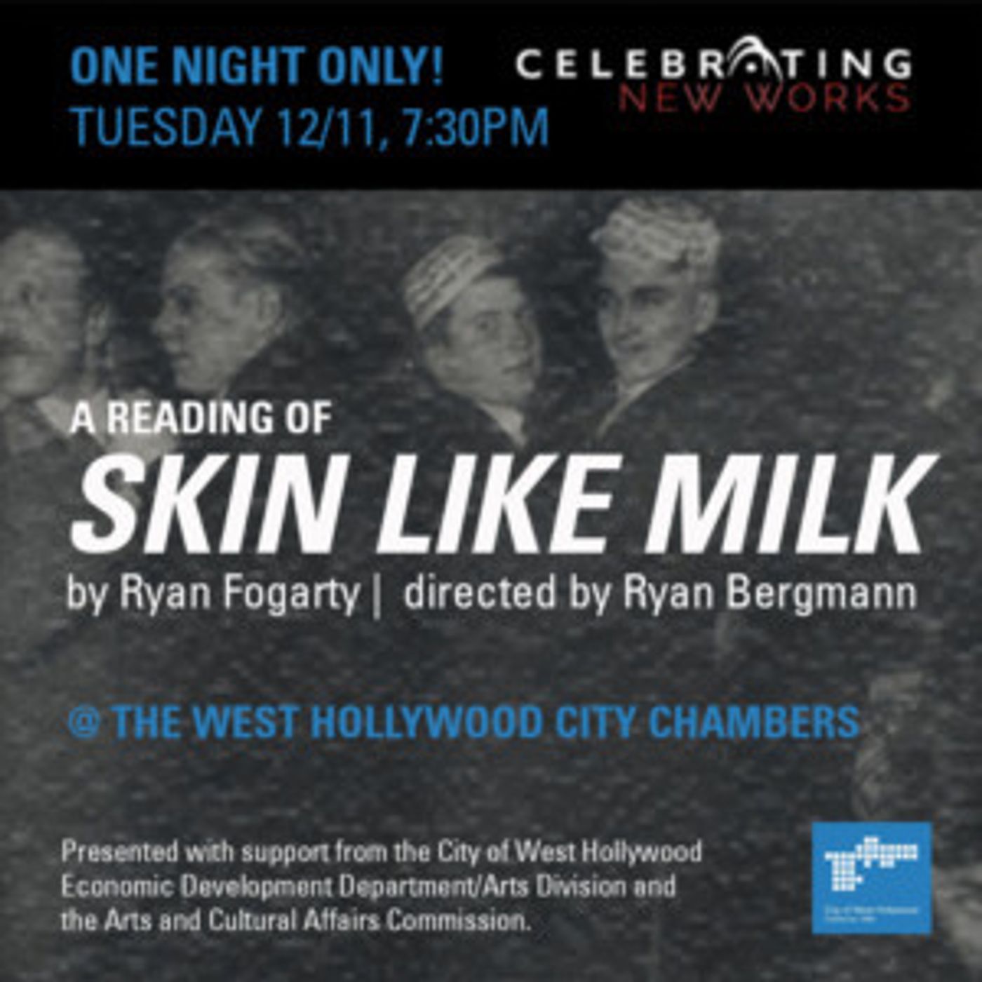 Celebration Presents SKIN LIKE MILK As Part Of Its Celebrating New Works Series  Image