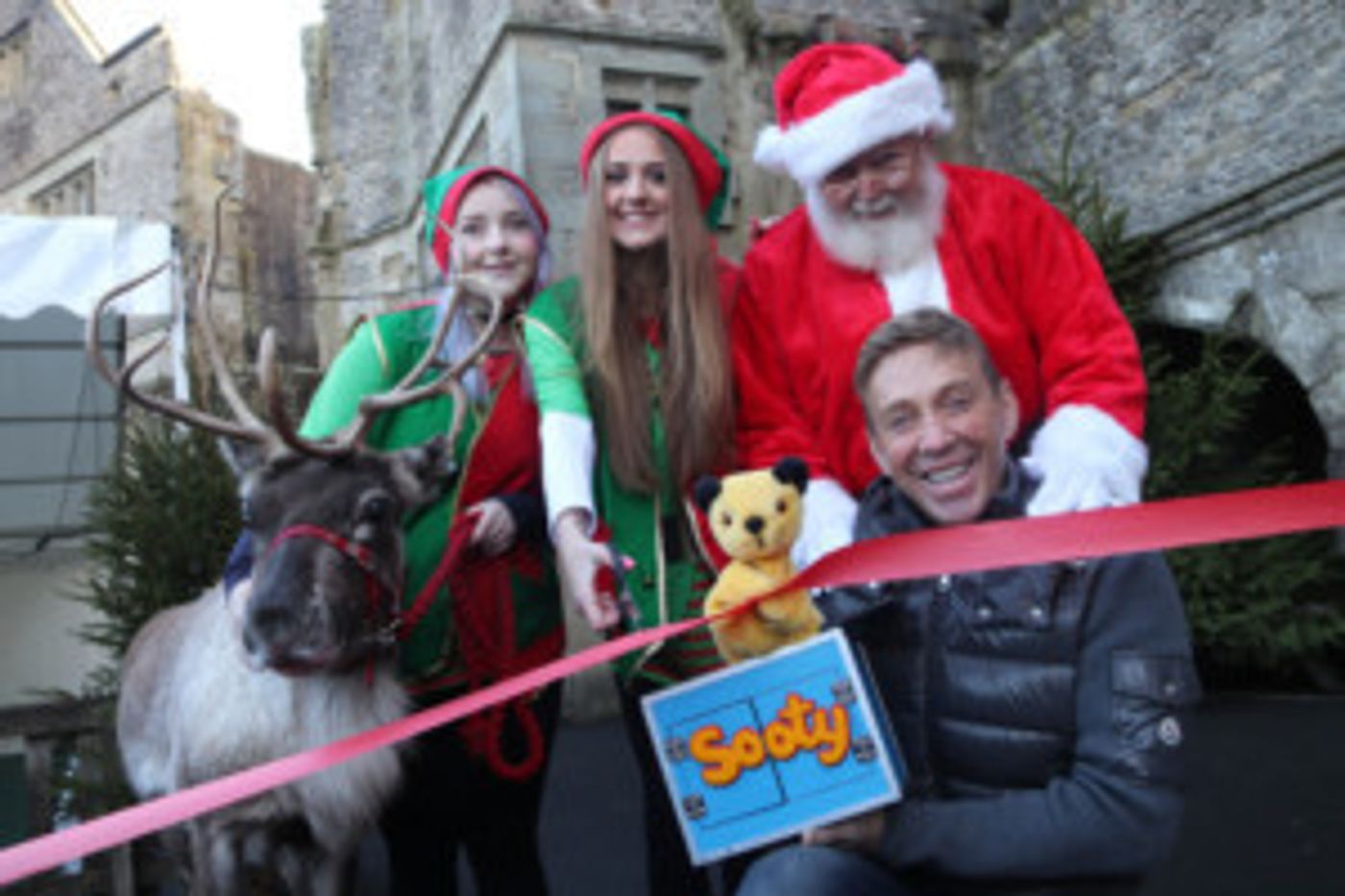 Richard Cadell And Sooty From Grand Theatre Pantomime Open Christmas Grotto in Dudley Castle  Image