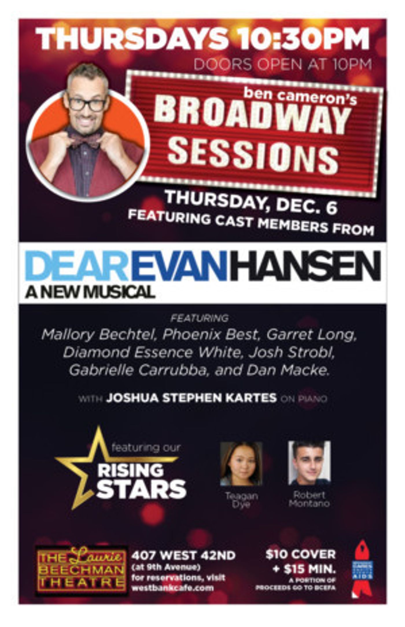 DEAR EVAN HANSEN Cast Members Set For Broadway Sessions This Week  Image