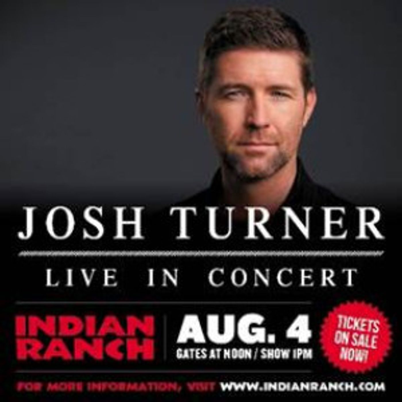 Country Hitmaker Josh Turner To Perform At Indian Ranch  Image