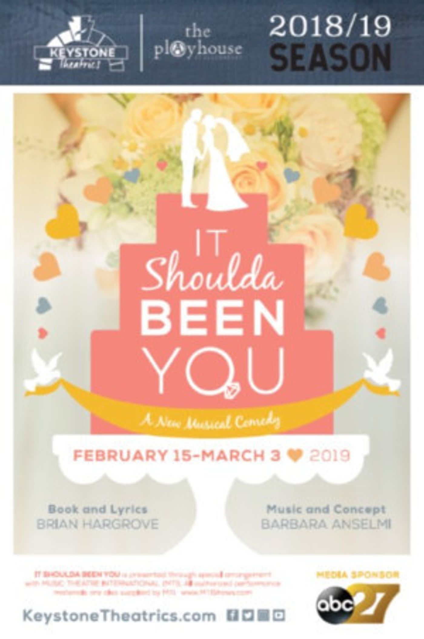 IT SHOULDA BEEN YOU To Kick Off 2019 At The Playhouse At Allenberry!  Image
