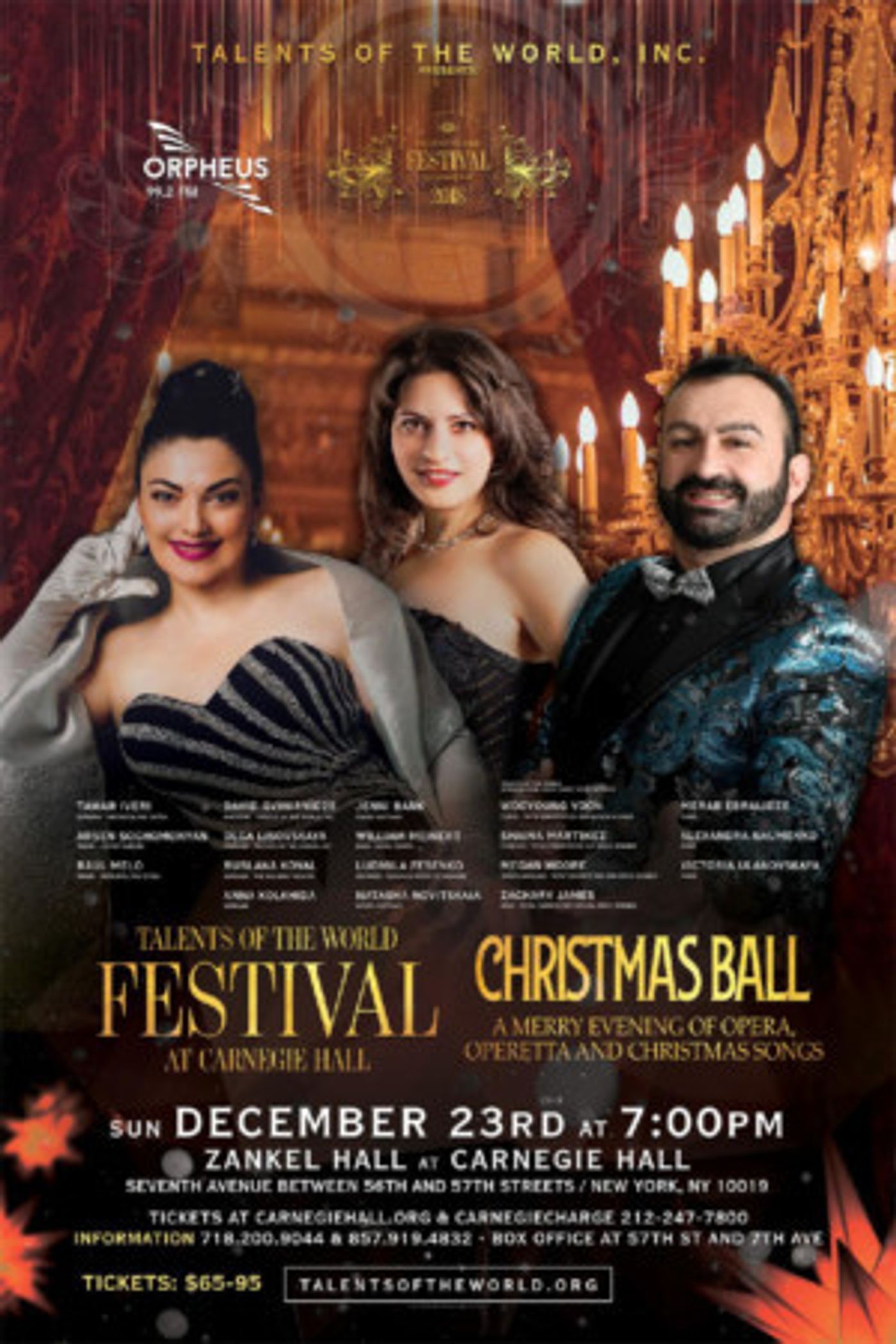 Talents Of The World First International Festival Comes to Carnegie Hall Next Week  Image