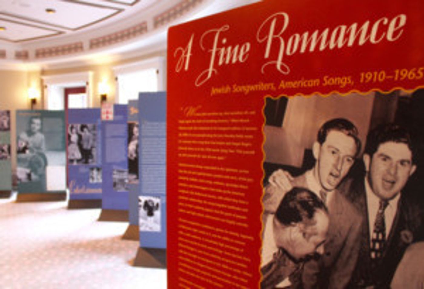 Traveling Exhibit Celebrates Jewish Songwriters  Image