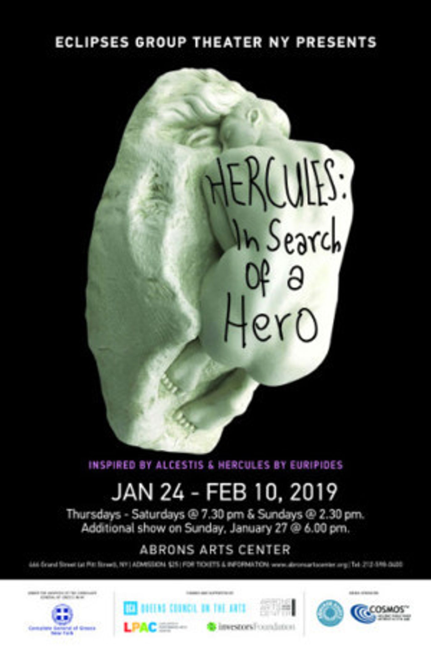 Eclipses Group Theater At Abrons Arts Center To Present HERCULES: IN SEARCH OF A HERO  Image