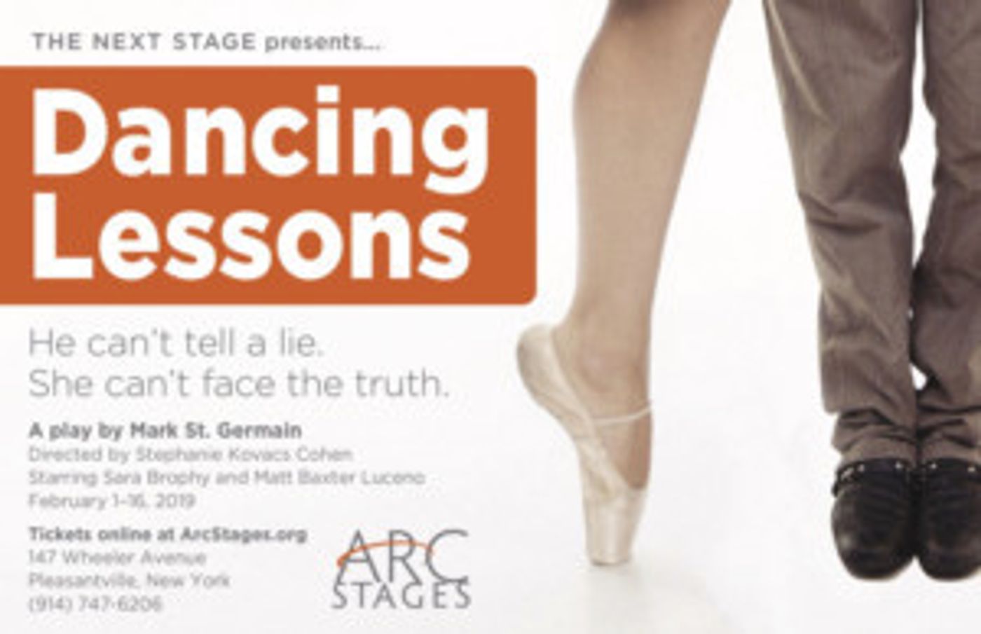 Arc Stages Presents DANCING LESSONS By Mark St. Germain  Image
