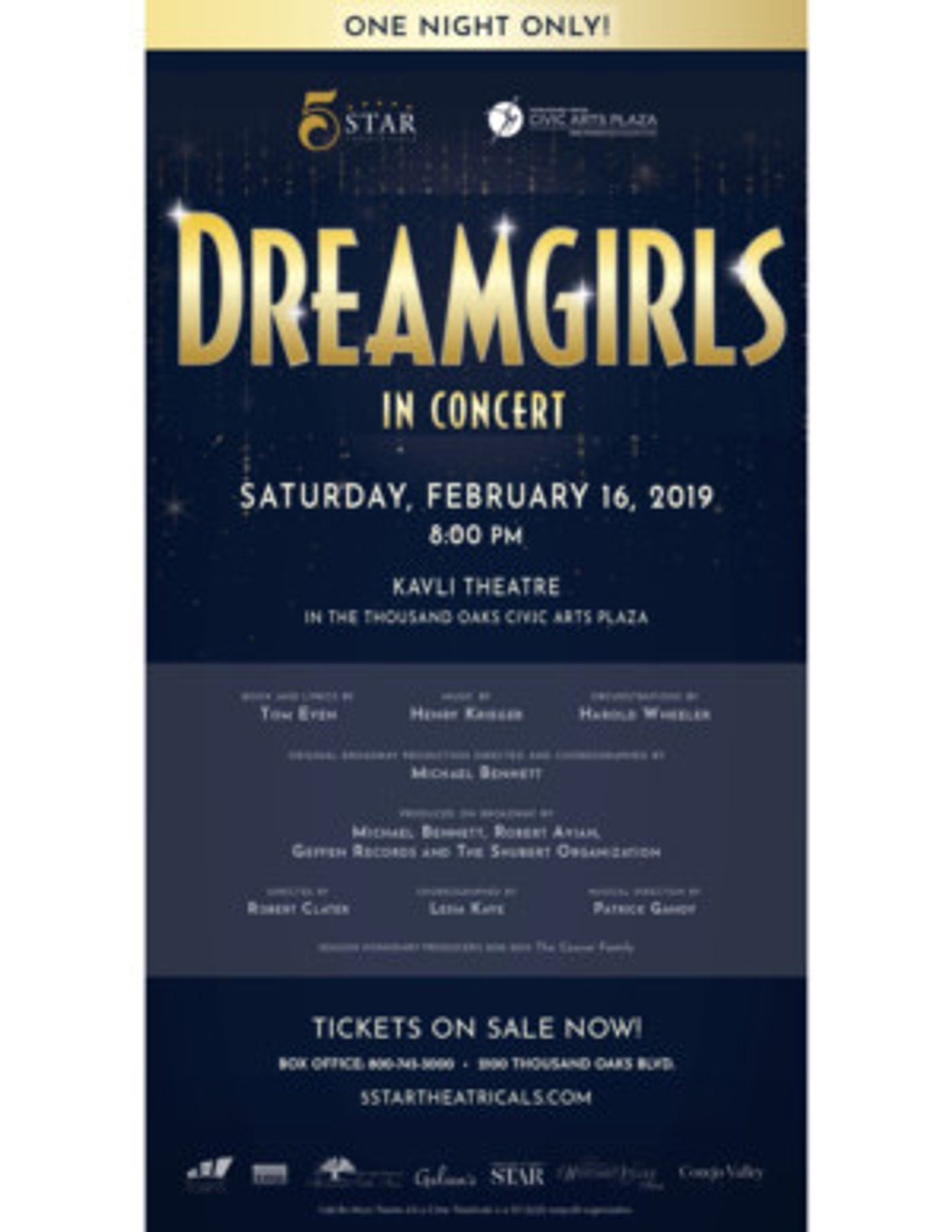 5-Star Theatricals Presents DREAMGIRLS IN CONCERT  Image