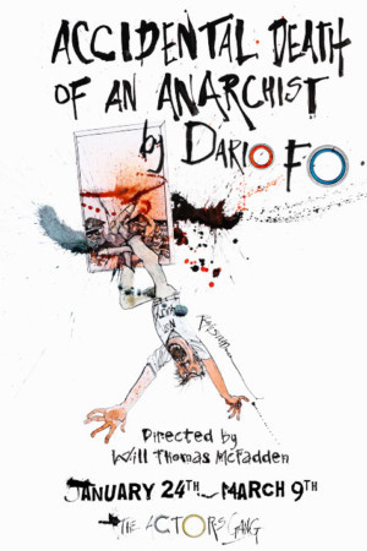 Actors' Gang Announces ACCIDENTAL DEATH OF AN ANARCHIST  Image