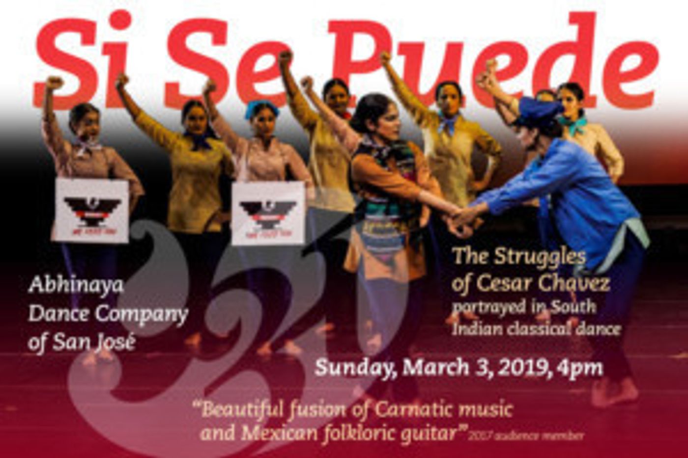 Abhinaya Presents SI SE PUEDE This March In San Jose  Image