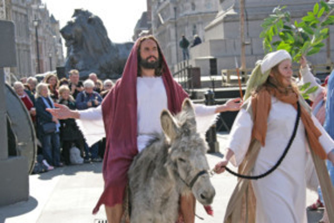 THE PASSION OF JESUS Comes to Trafalgar Square  Image