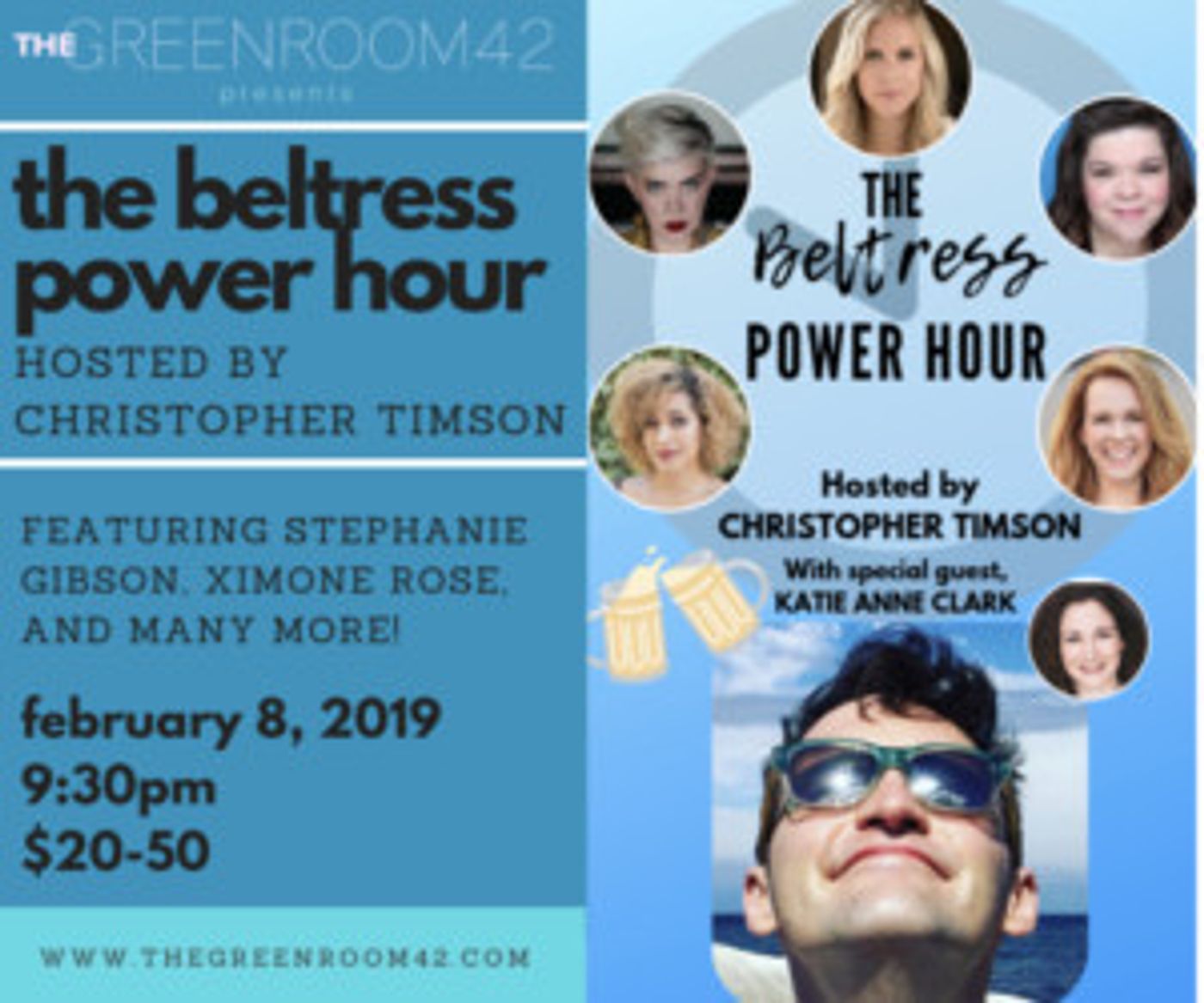 Stephanie Gibson And Ximone Rose Star In 'The Beltress Power Hour' At The Green Room 42  Image