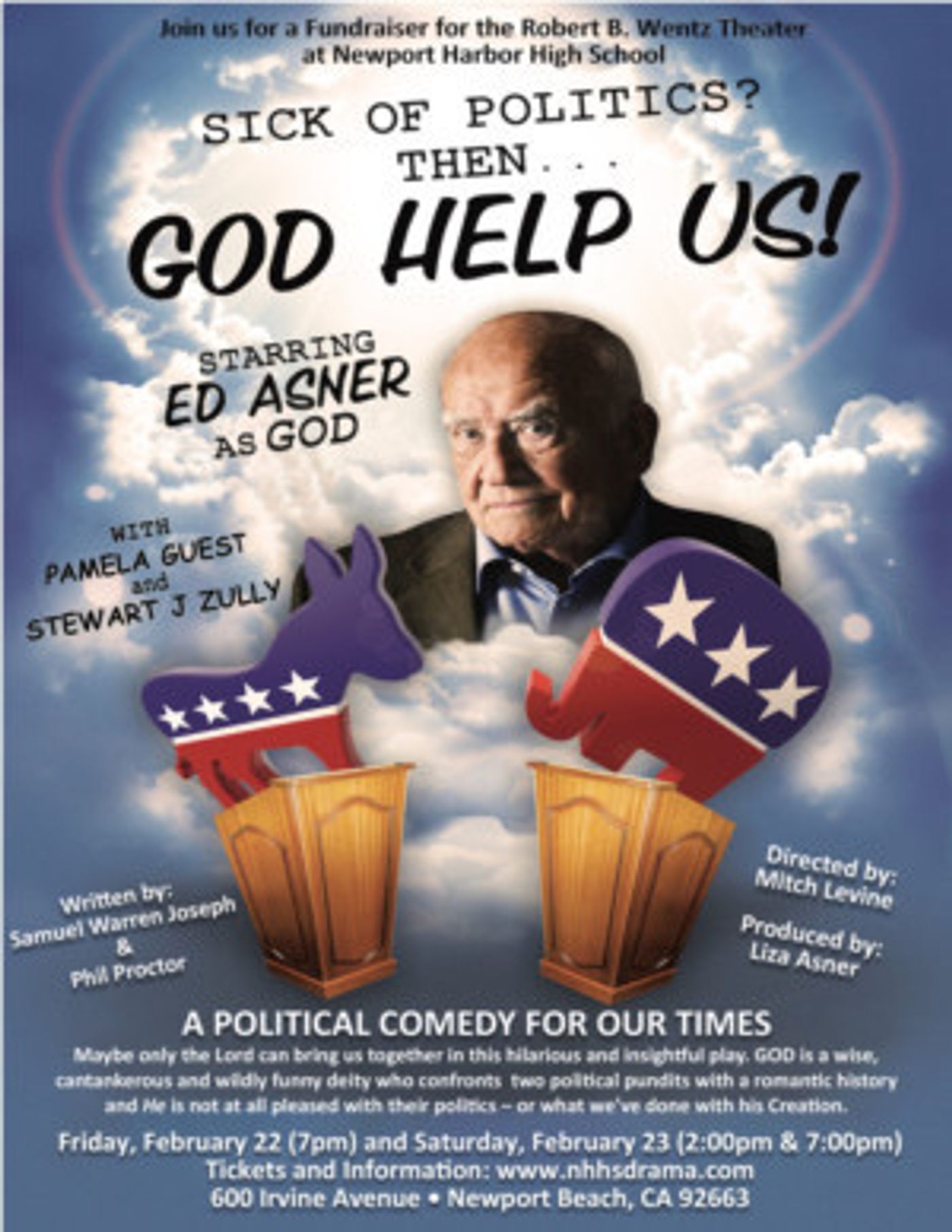 Ed Asner Stars As God In GOD HELP US!  Image