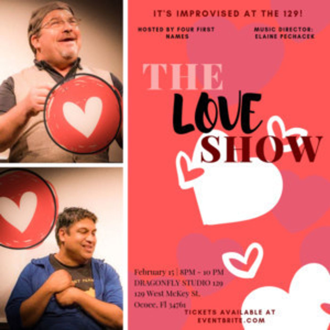 Dragonfly Studio and Productions Presents It's Improvised at the 129: THE LOVE SHOW!  Image