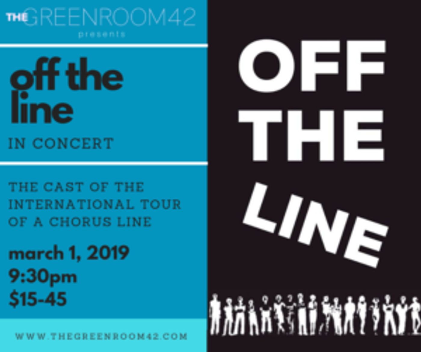 International Touring Casts Of A CHORUS LINE Unite In OFF THE LINE: A Concert At The Green Room 42  Image