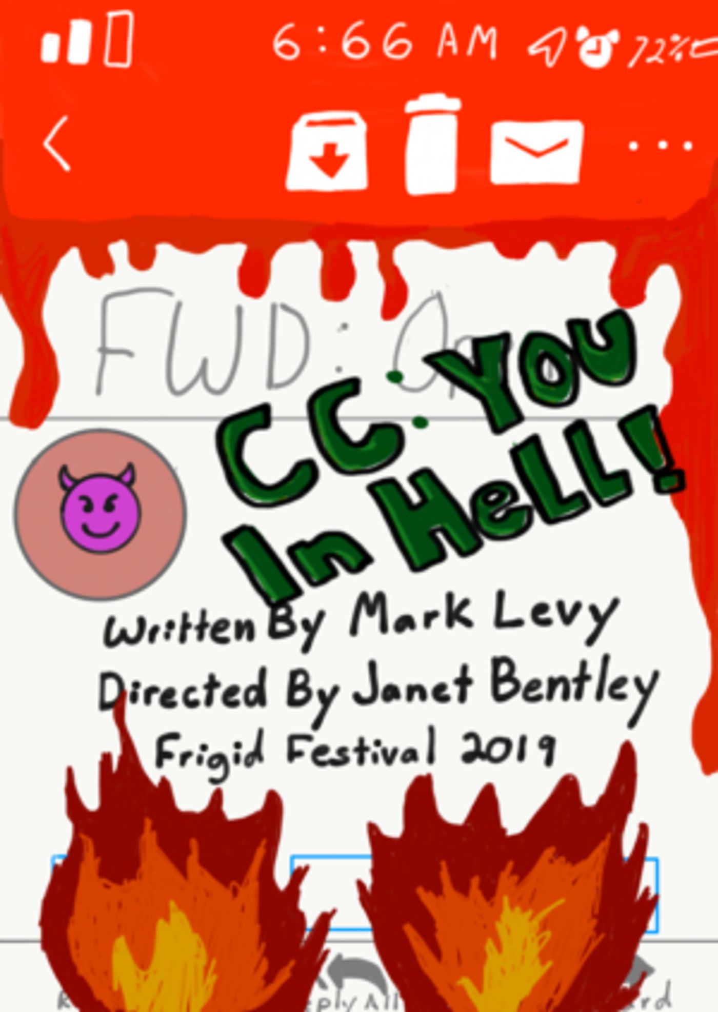 CC: YOU IN HELL! Opens February 20th At The Frigid Festival  Image