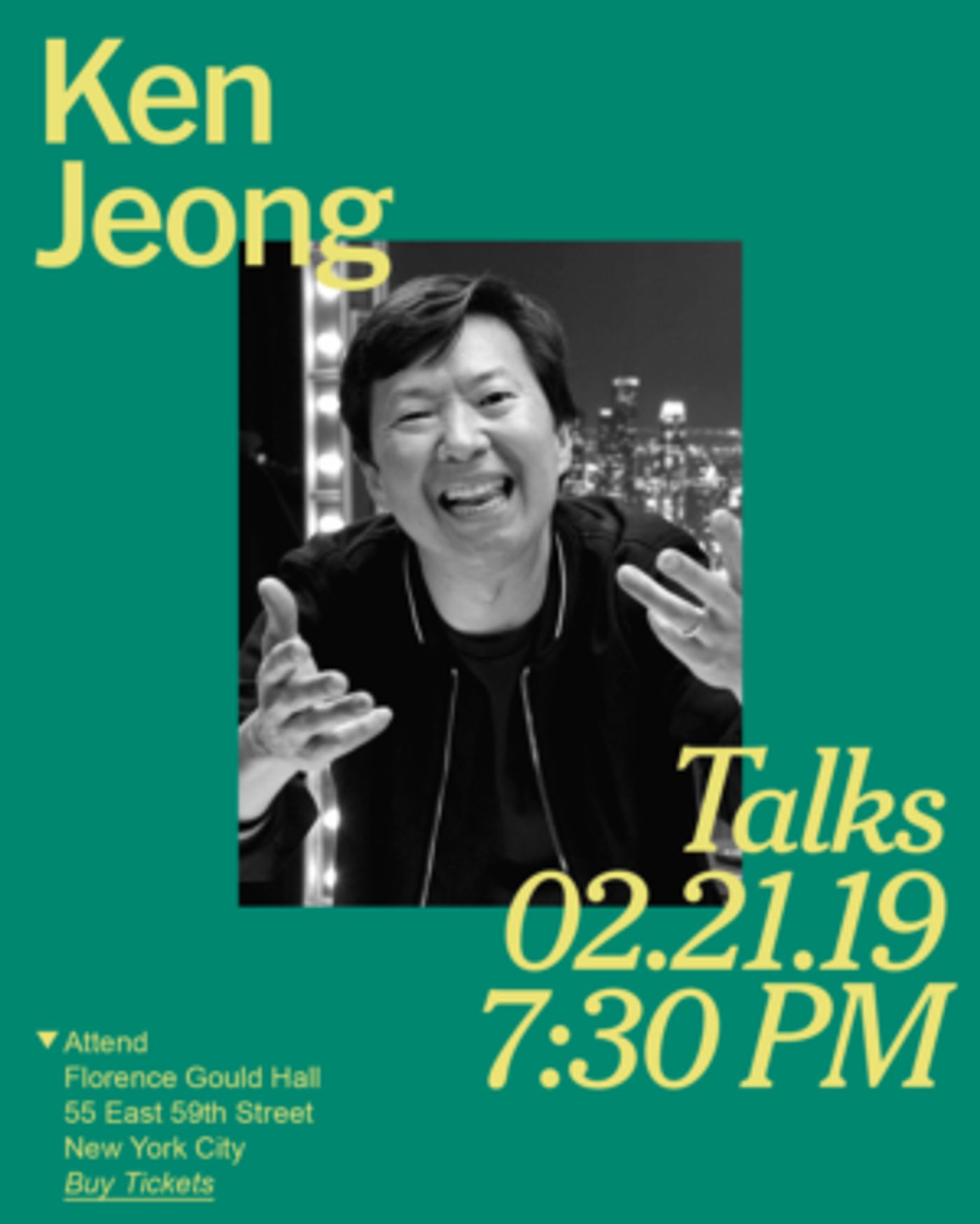 Ken Jeong Discusses His Comedy Special At February 21 TimesTalks  Image
