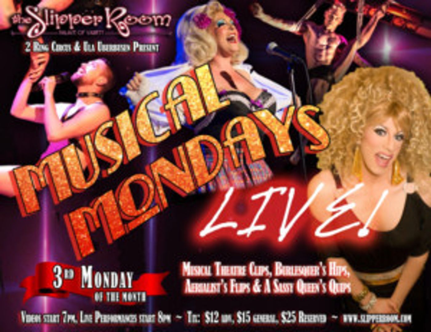MUSICAL MONDAYS: LIVE! Return February 18 At The Slipper Room!  Image