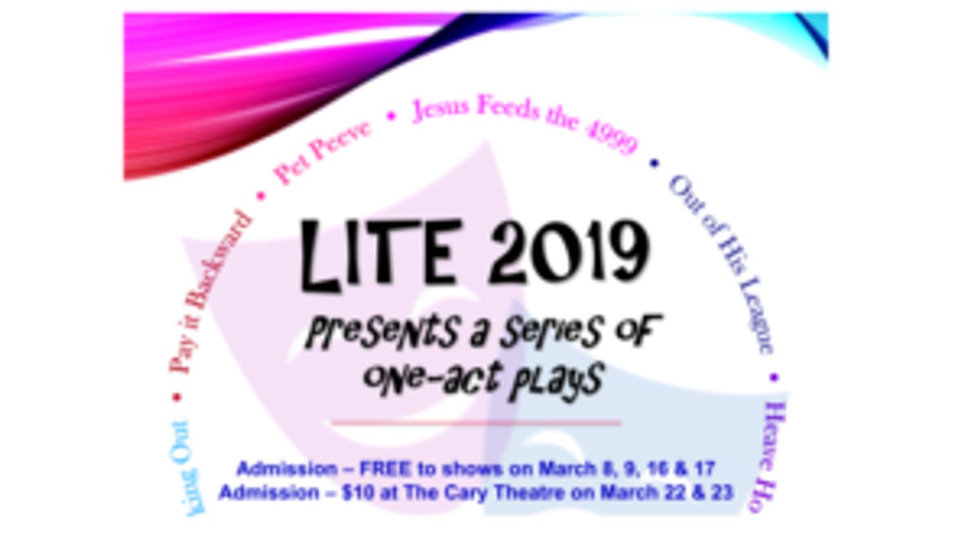 LITE 2019 Presents A Festival Of One-Act Plays  Image
