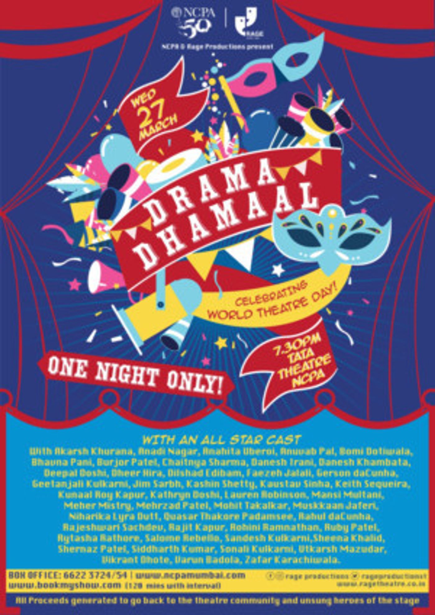 NCPA And Rage Join Hands To Celebrate World Theatre Day  Image