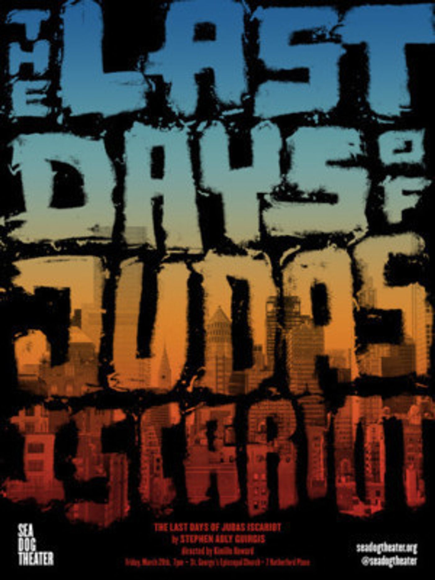 Sea Dog Theater Presents THE LAST DAYS OF JUDAS ISCARIOT  Image