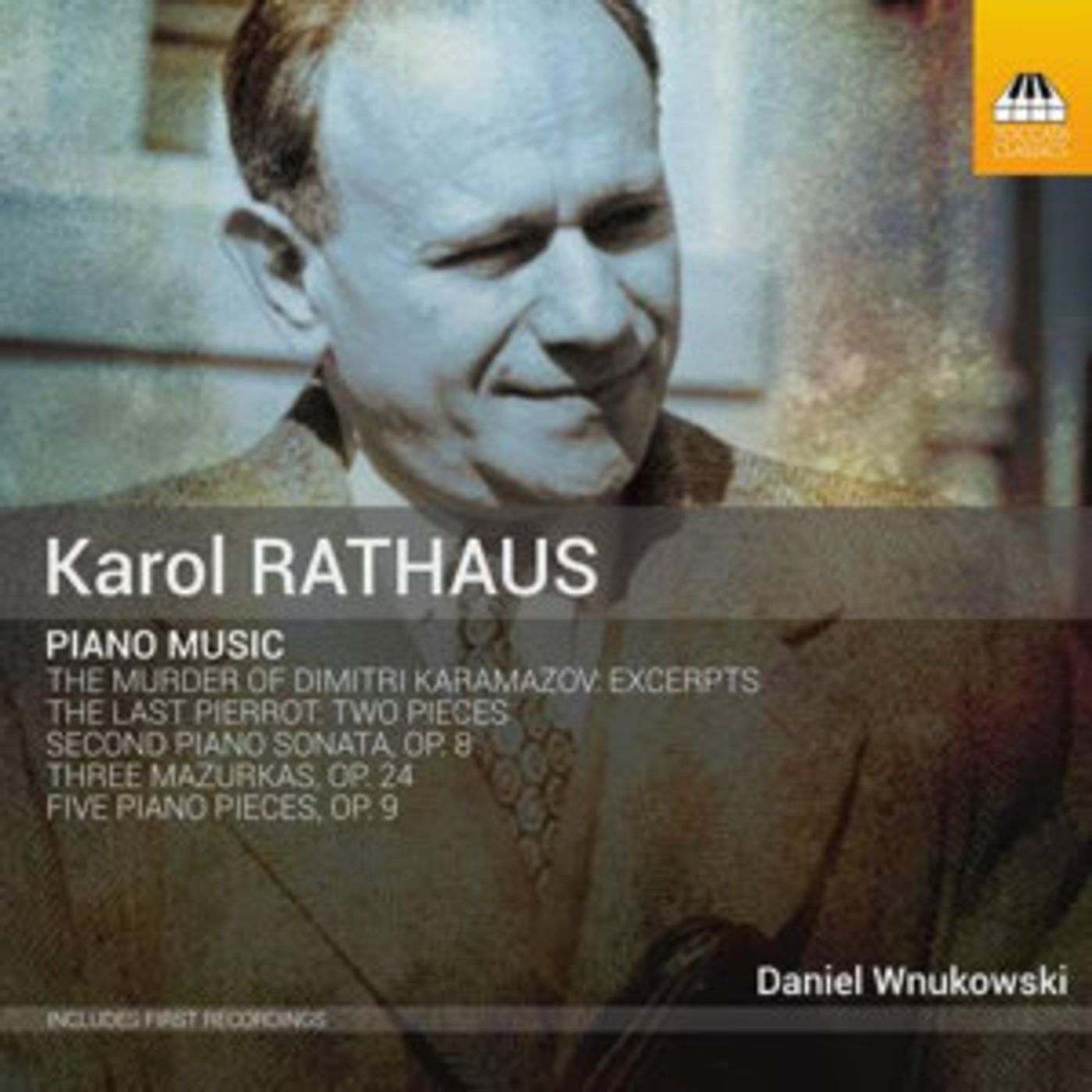 Pianist Daniel Wnukowski Commences Recording Cycle Of Complete Solo Piano Works By Karol Rathaus  Image